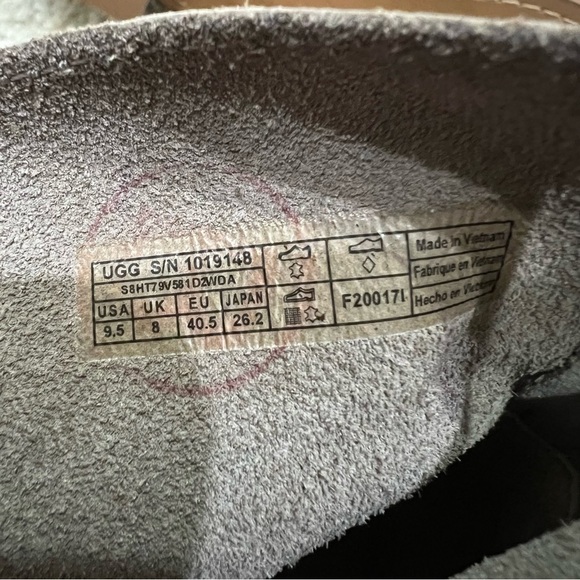 Ugg Australia Women Elora Sahara Gray Suede Ankle Boots Booties Sz 9.5 1019148, - Picture 10 of 16